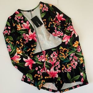 2 piece tropical Fashion Nova set